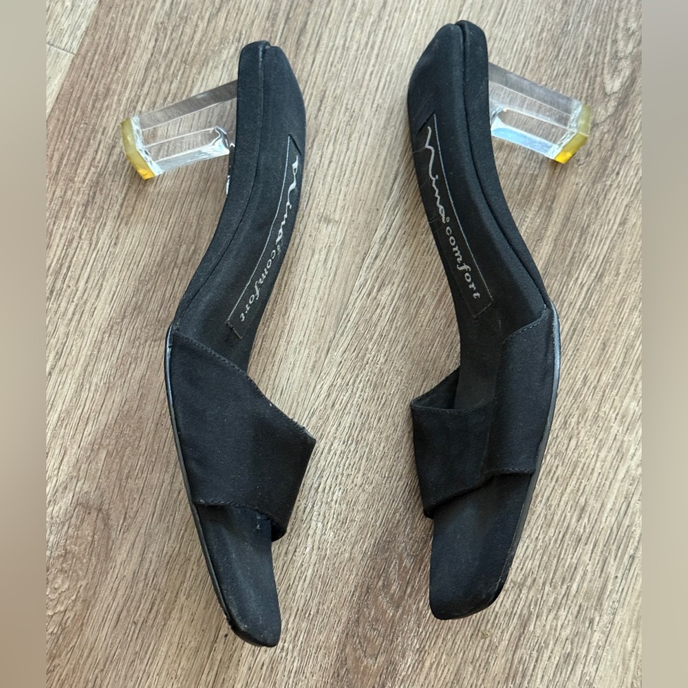 Nina Comfort Slides with Clear Heel 6 - Picture 6 of 15